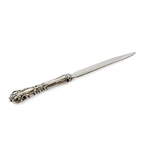Reed & Barton Francis I Sterling Silver Letter Opener Ornate Vintage Repousse